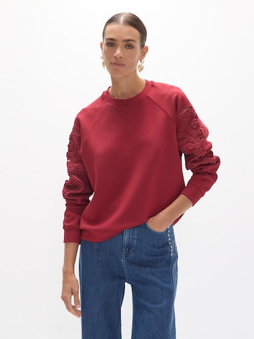 Lola Casademunt - Sweatshirt em vermelho: frente