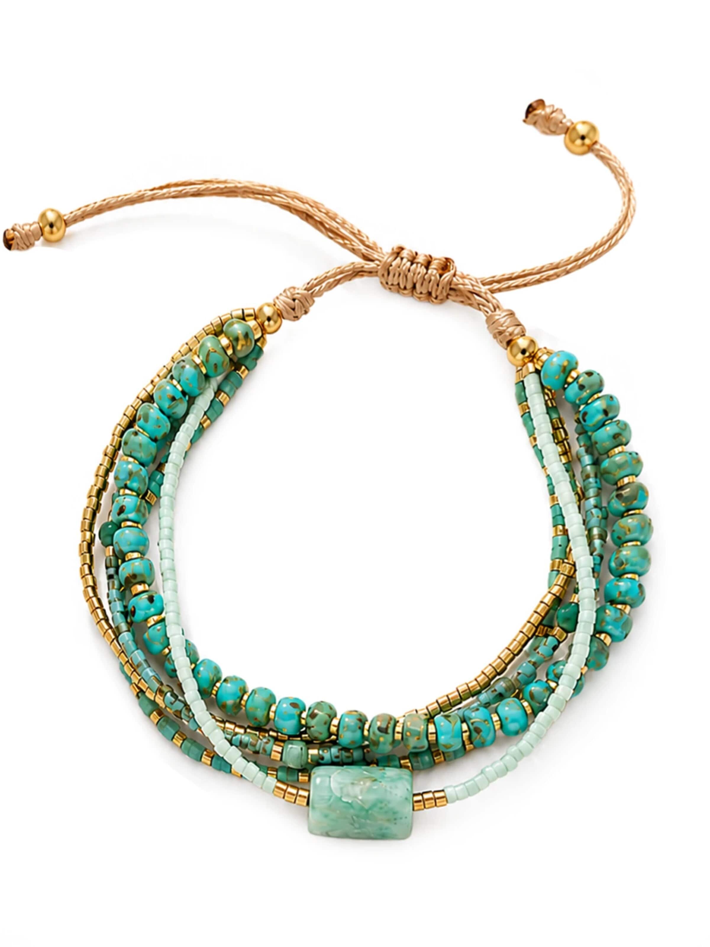 Alster Herz - Pulsera 'Ibiza Summer' en azul: frente