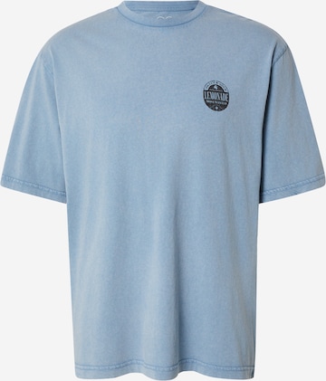T-Shirt QS en bleu : devant