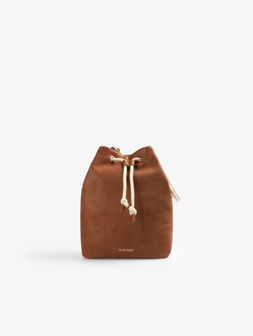 Borsa a mano di Scalpers in marrone