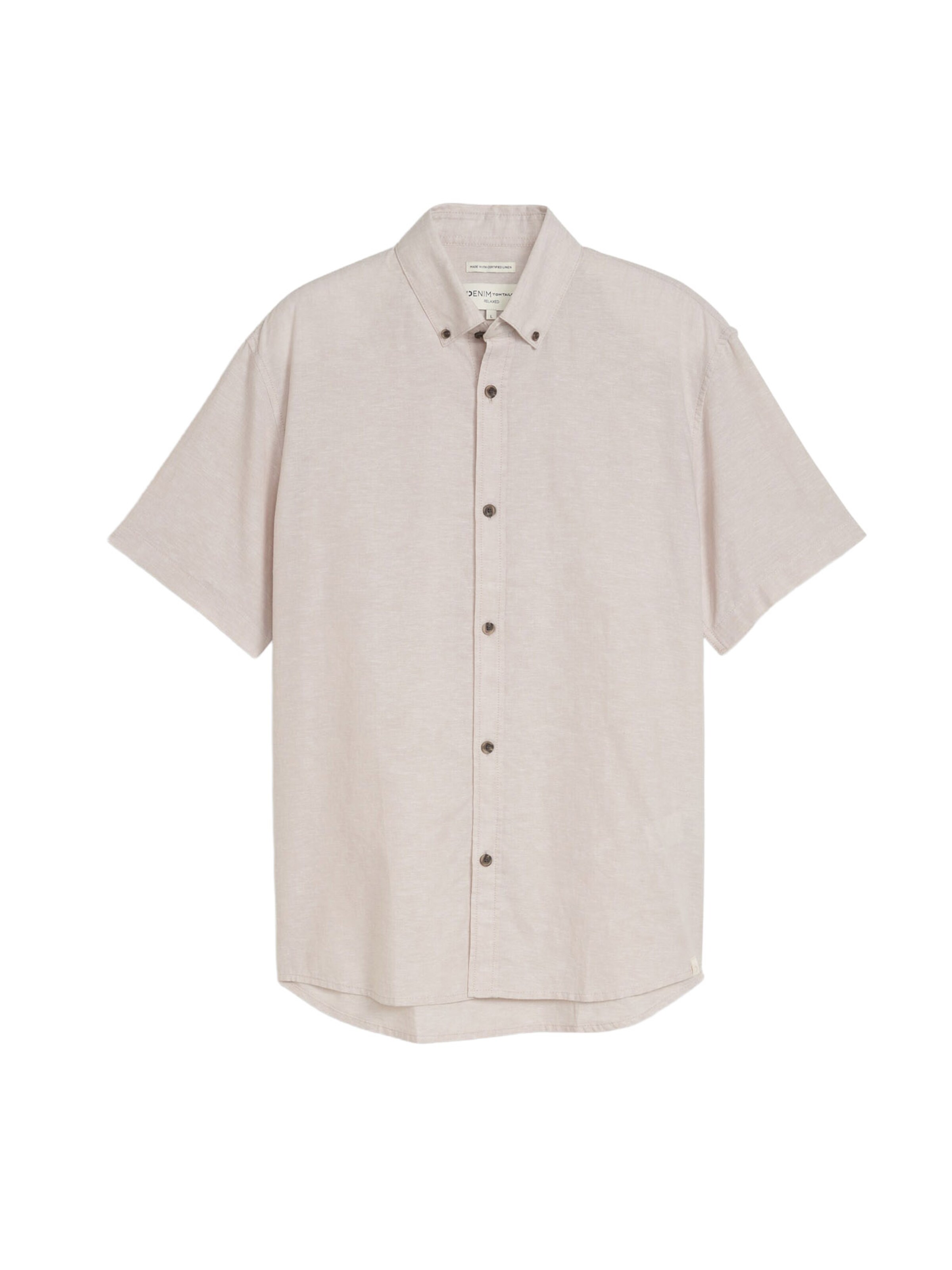 Cămașă TOM TAILOR DENIM pe gri taupe, Vizualizare produs