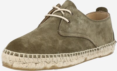 JUTELAUNE Schnürschuh in khaki, Produktansicht