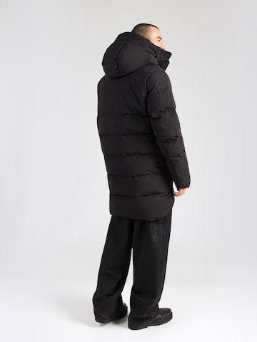 Krakatau Płaszcz zimowy 'STROFO' w kolorze czarny