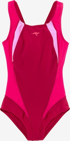 Maillot de bain KangaROOS en rose : devant