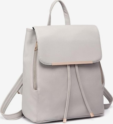 Miss Lulu Backpack in Grey: front