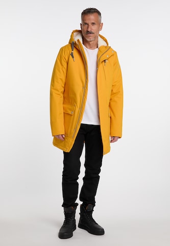 Schmuddelwedda Winter parka in Yellow