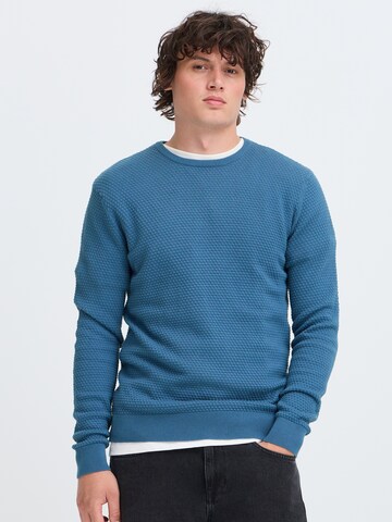 BLEND Sweater ' BHREDHILL CREW NECK KNIT NOOS ' in Blue: front
