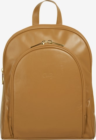 Cluty Backpack in Yellow: front