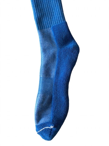 DAUGLE - Meias de desporto 'Daugle Sport Crew Socks 2-Pack (Blue, Black)' em azul