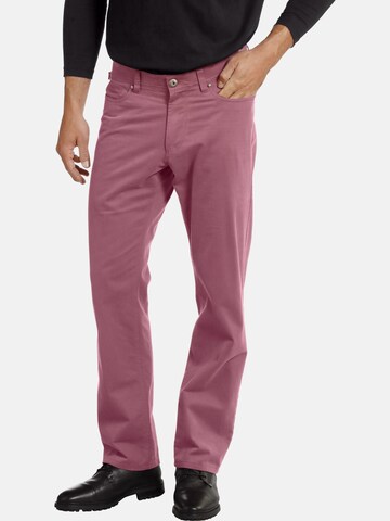 Jan Vanderstorm Regular Pants 'Lorens' in Purple: front