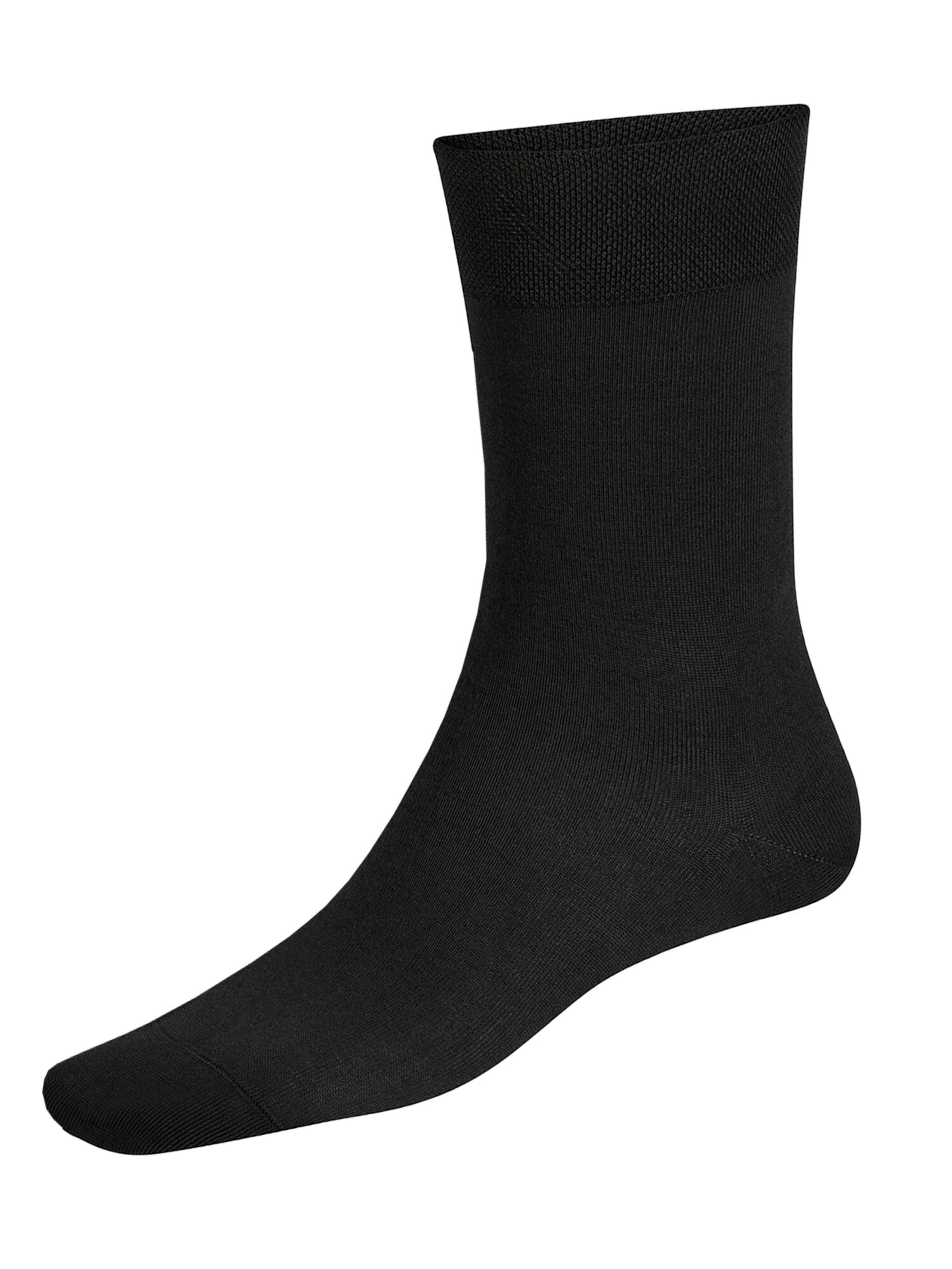 Hudson Socken 'Relax Exquisit' in Schwarz: Vorderseite