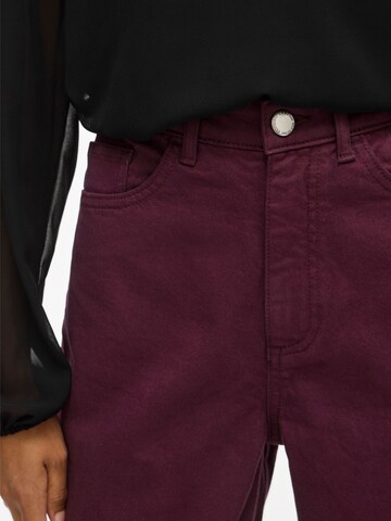 VILA Loosefit Jeans 'VIKELLY' in Rood