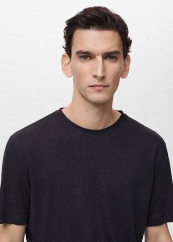 MANGO MAN T-shirt 'Liman' in Schwarz