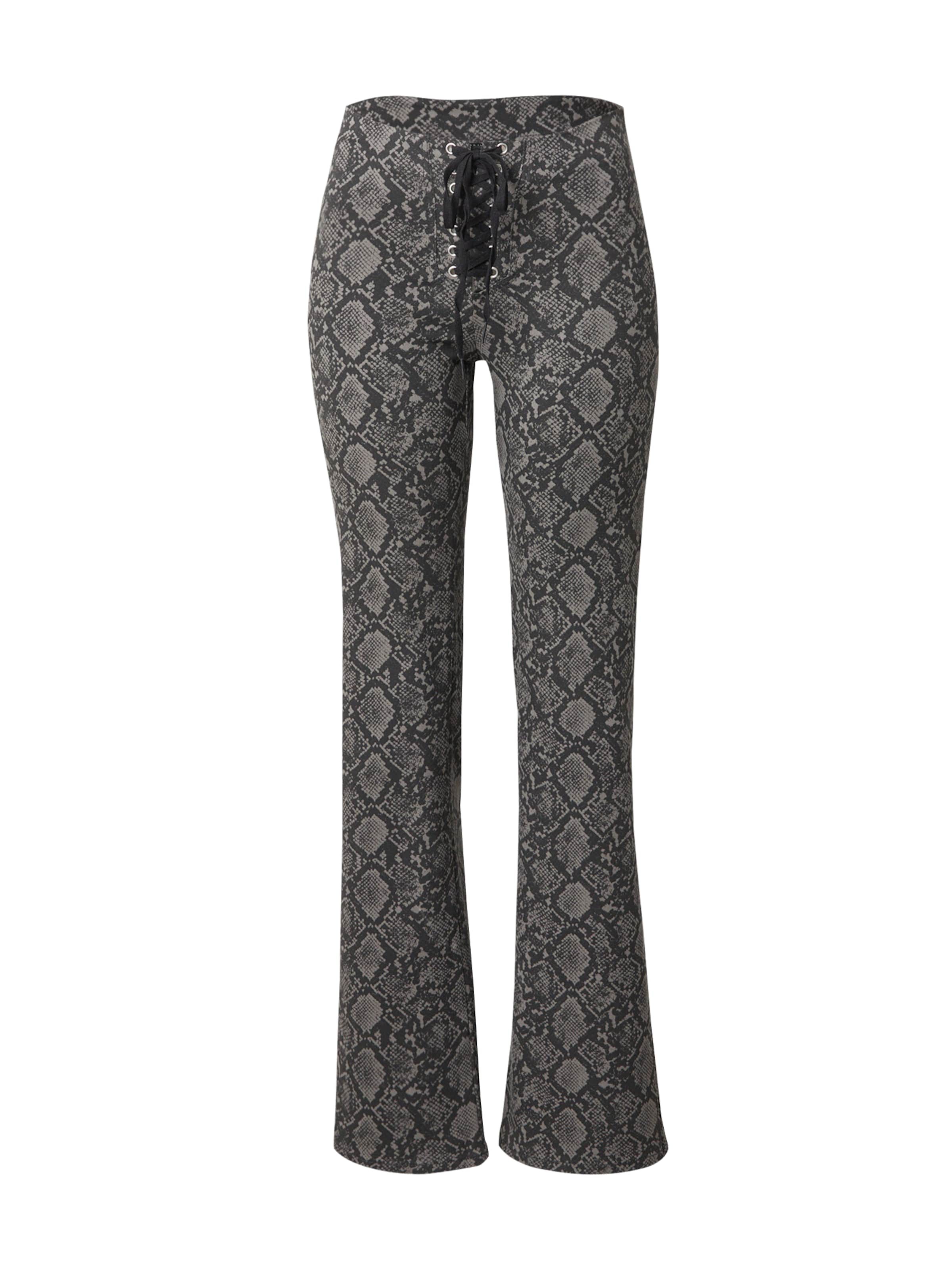 Monki Flared Pants in Grey: front