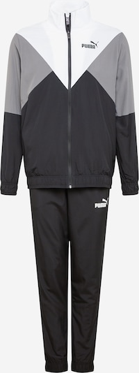 PUMA Träningsdräkt i grå / mörkgrå / svart / vit, Produktvy