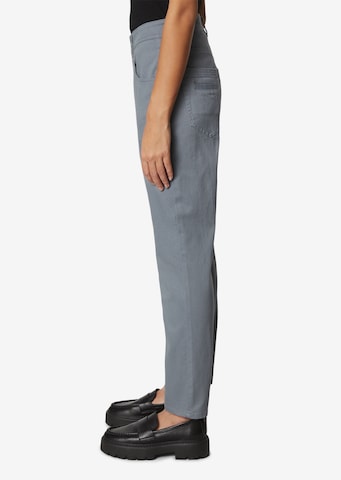 Marc O'Polo Tapered Broek 'Theda' in Blauw