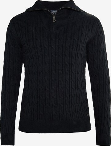 DreiMaster Vintage Sweater in Black: front