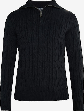 DreiMaster Vintage Pullover in Schwarz: predná strana