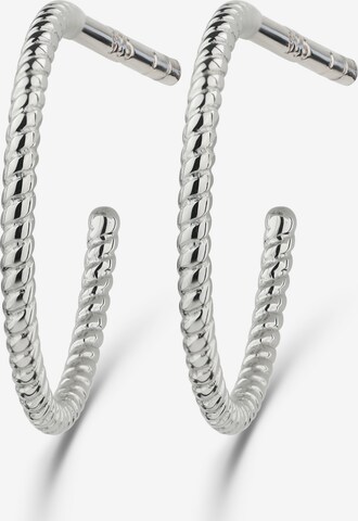 Nana Kay Earrings 'Pretty Twist' in Silver: front