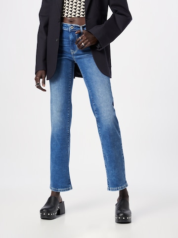 Pepe Jeans Bootcut Jeans 'AUBREY' in Blauw: voorkant