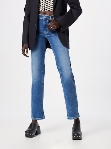 Pepe Jeans - Bootcut Vaquero 'AUBREY' en azul: frente