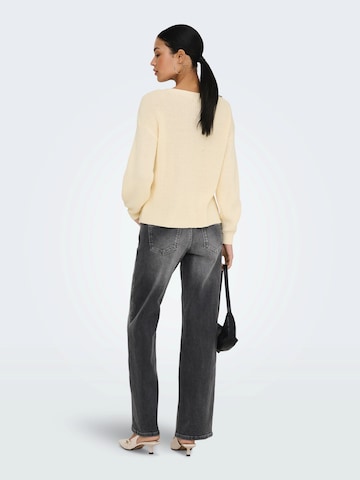 ONLY Sweater 'ONLHilde' in Beige