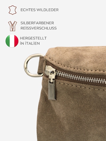 Brise Schultertasche 'Afia Suede'‌‌‌‌‌‌‌ in Grau