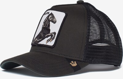 GOORIN Bros. Pet 'Stallion' in de kleur Lichtgrijs / Zwart / Wit, Productweergave