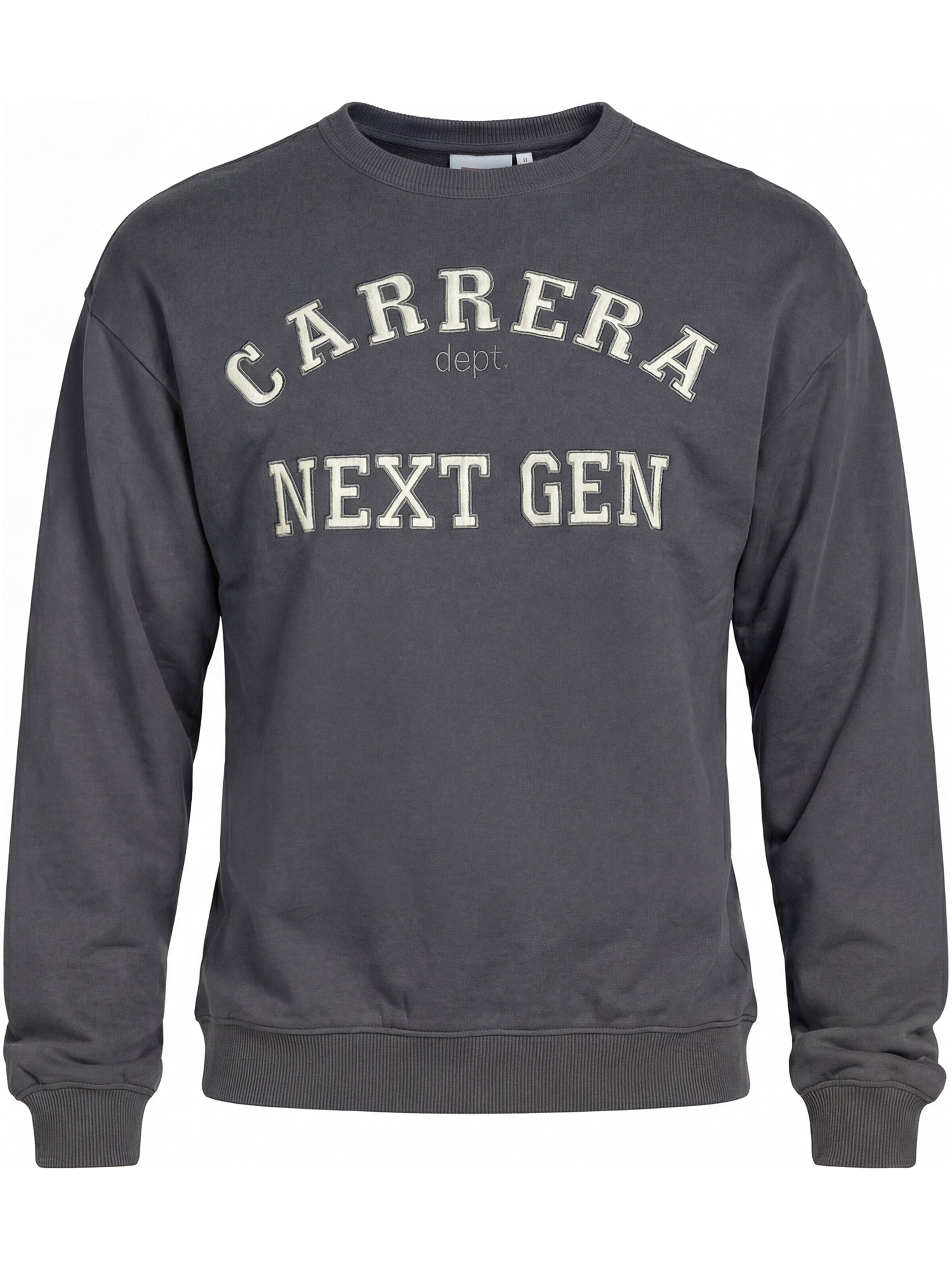 Carrera Jeans Sweatshirt 'Replica Boxy' in Grau: Vorderseite