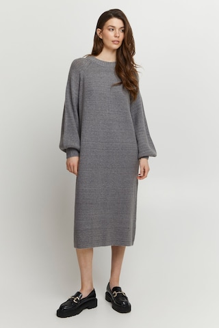 b.young Knitted dress 'Nora' in Grey: front