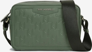 Karl Lagerfeld Olkalaukku värissä vihreä: etupuoli