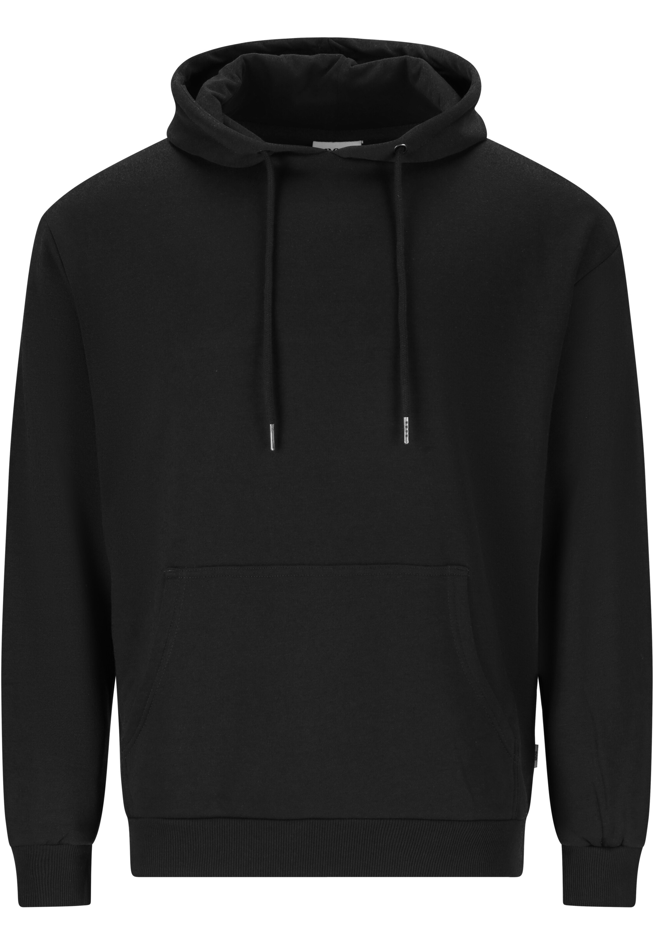 NOU Sweat jacket 'Regent V2' in Black: front