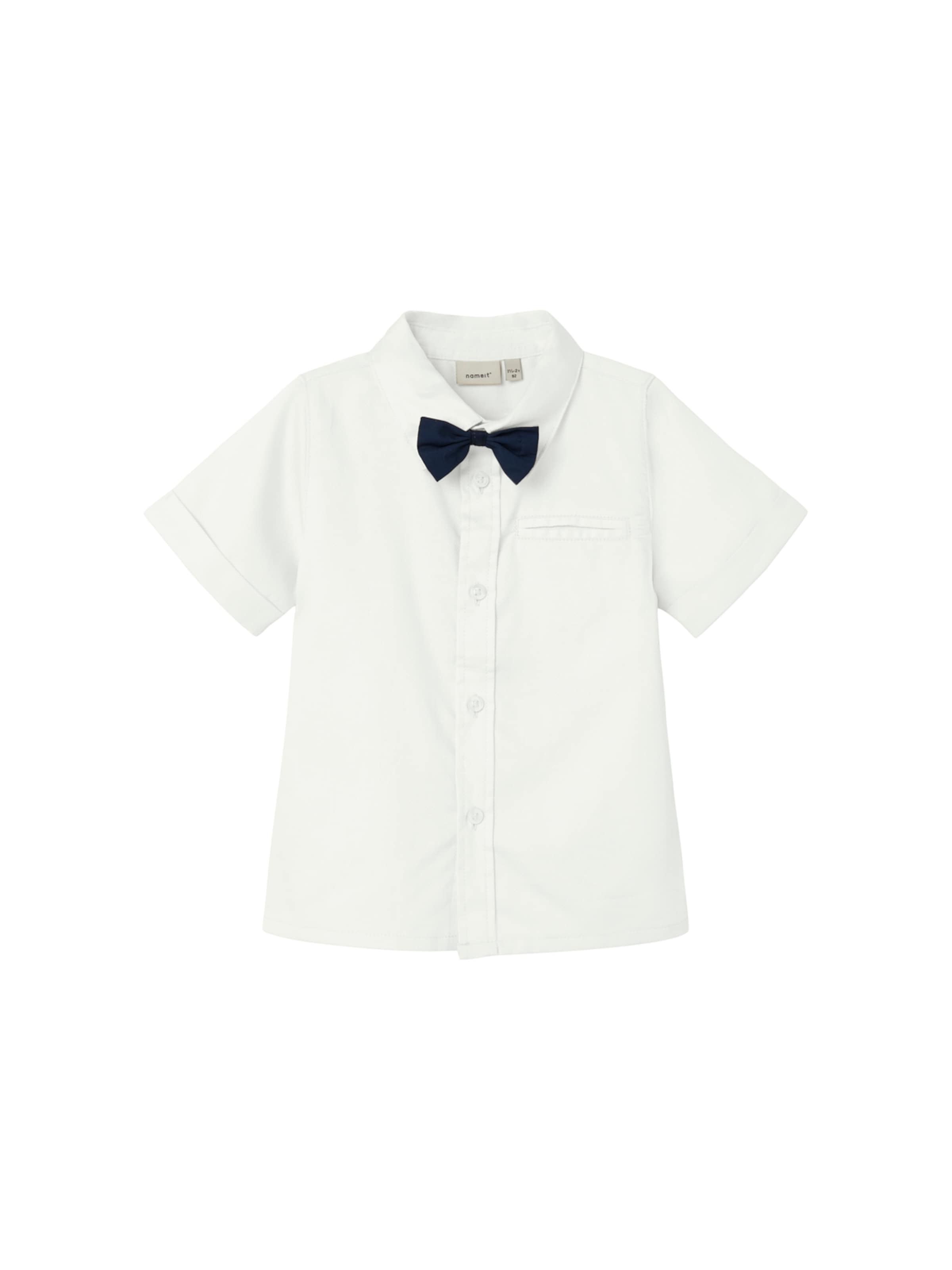 NAME IT - Ajuste regular Camisa 'DEMOLLE' en blanco: frente