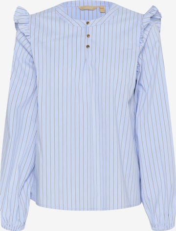 Chemisier 'Enso' CULTURE en bleu : devant