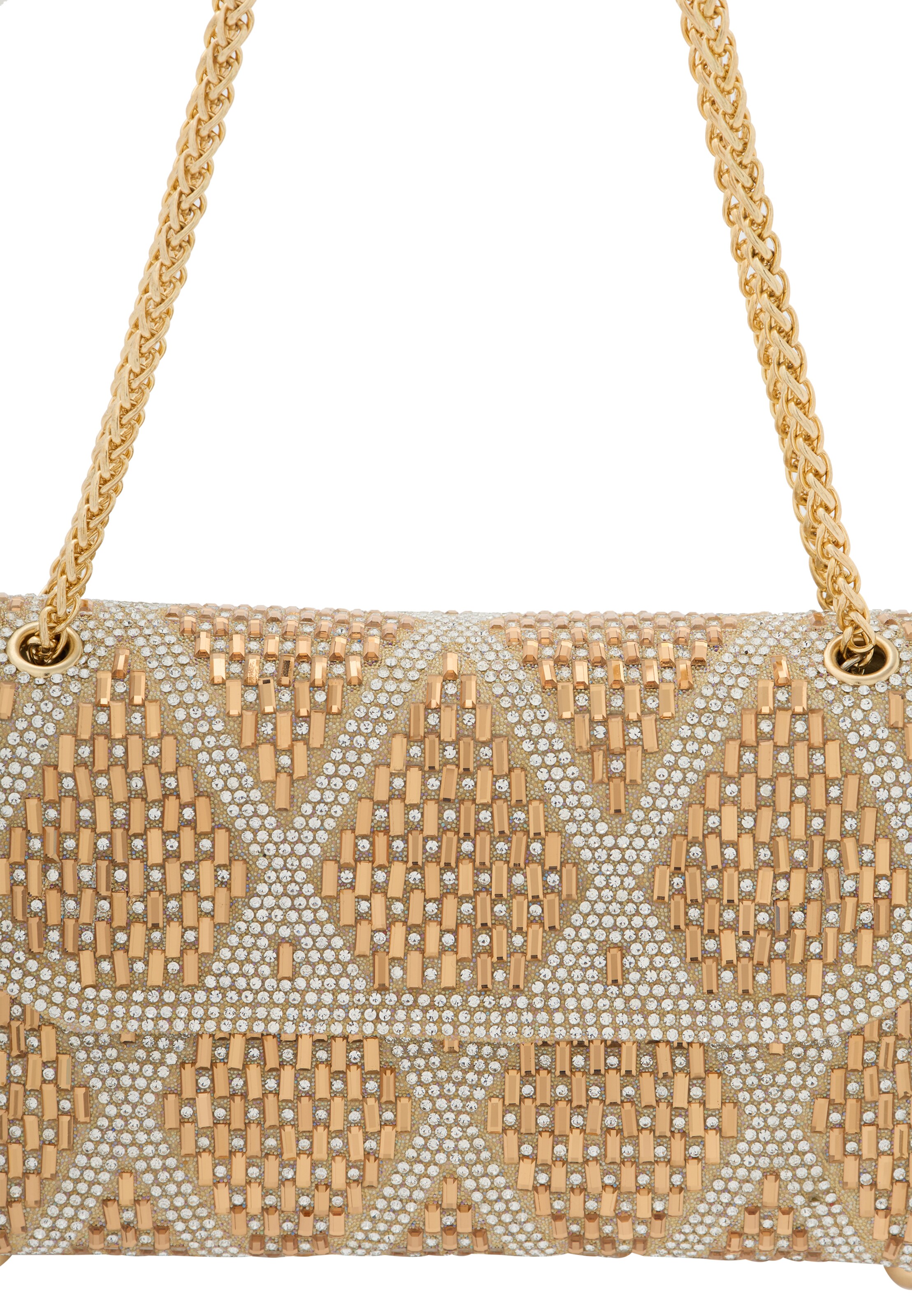 Sac à bandoulière faina en or