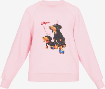 MYMO - Sudadera en rosa: frente