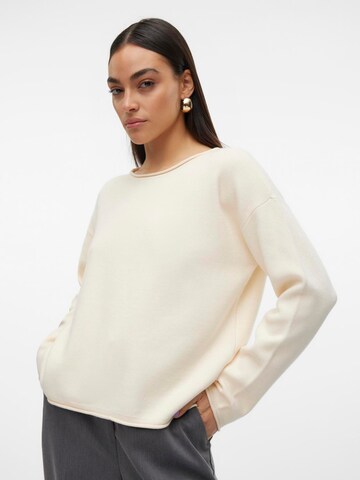 VERO MODA Pullover 'VMSABA' in Beige