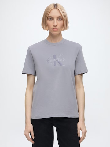 Calvin Klein Jeans T-Shirt in Grau: Vorderseite