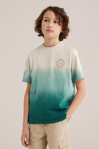 T-Shirt WE Fashion en vert : devant