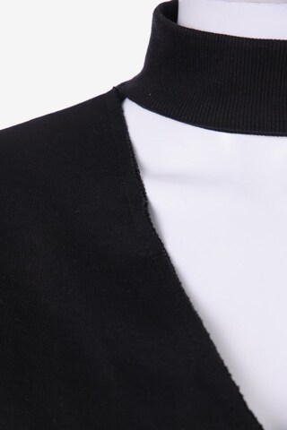 Missguided Sweatshirt & Zip-Up Hoodie in XXS in Black