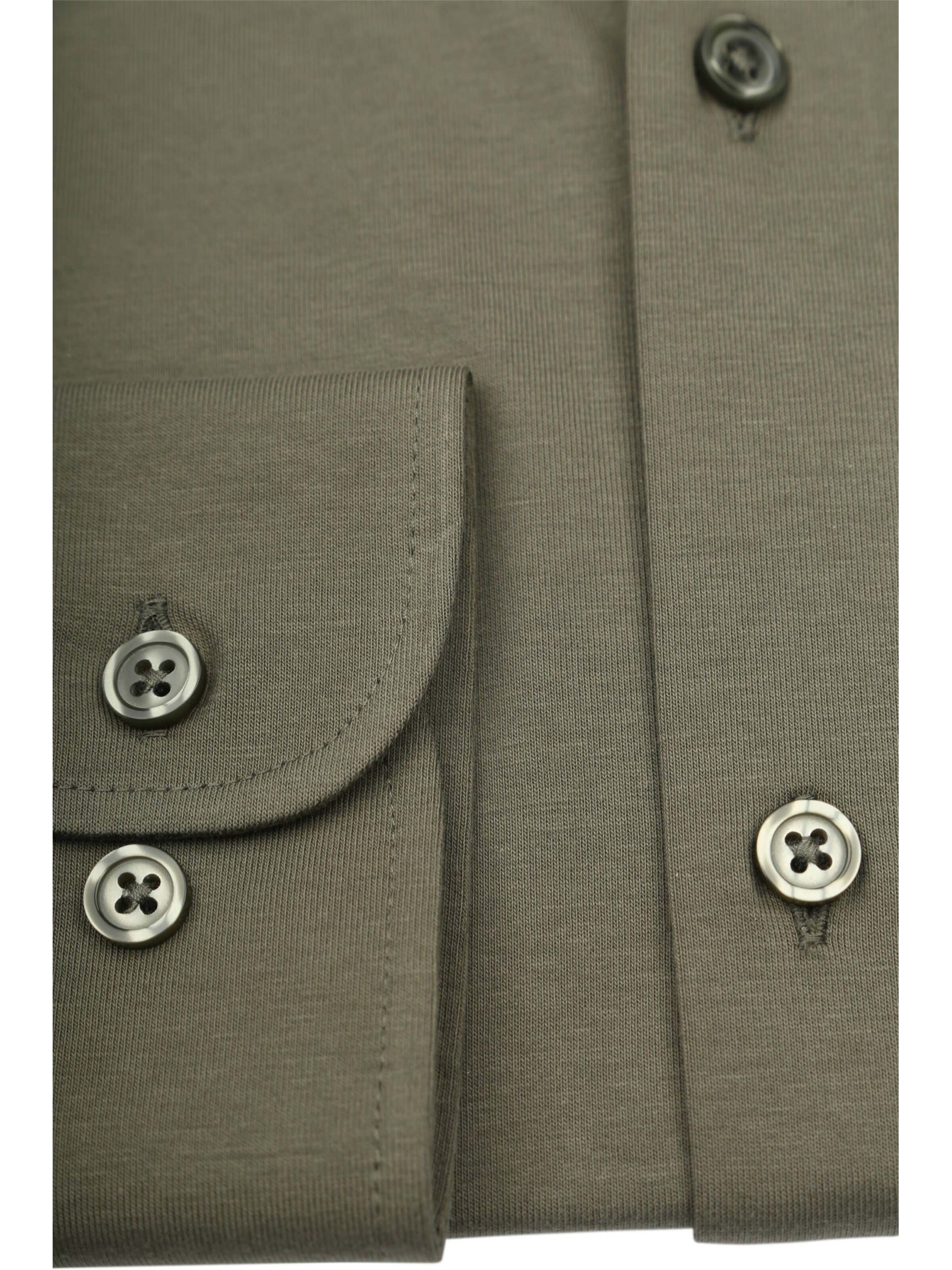 Suitable Slim fit Button Up Shirt in Green