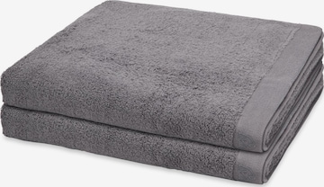 Serviettes 'Doubleface Stripes' ROSS en gris : devant