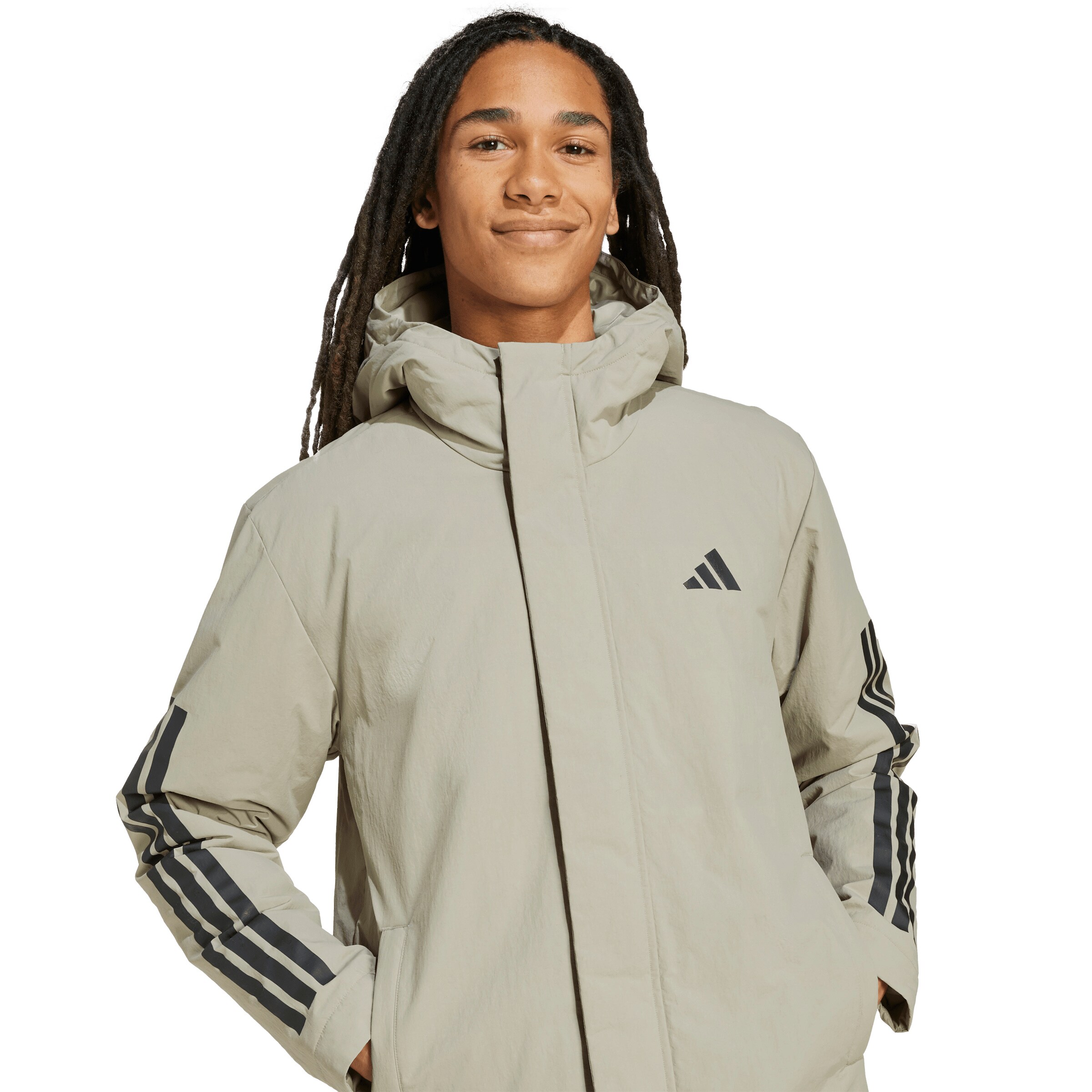 zaļš ADIDAS SPORTSWEAR Āra jaka