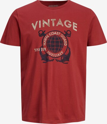 JACK & JONES T-Shirt 'Sailor' in Rot: predná strana