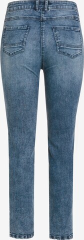 Ulla Popken Slimfit Jeans '809734' in Blauw