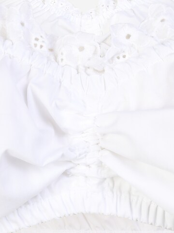 Blouse folklorique 'Schneeblume' Krüger Madl en blanc