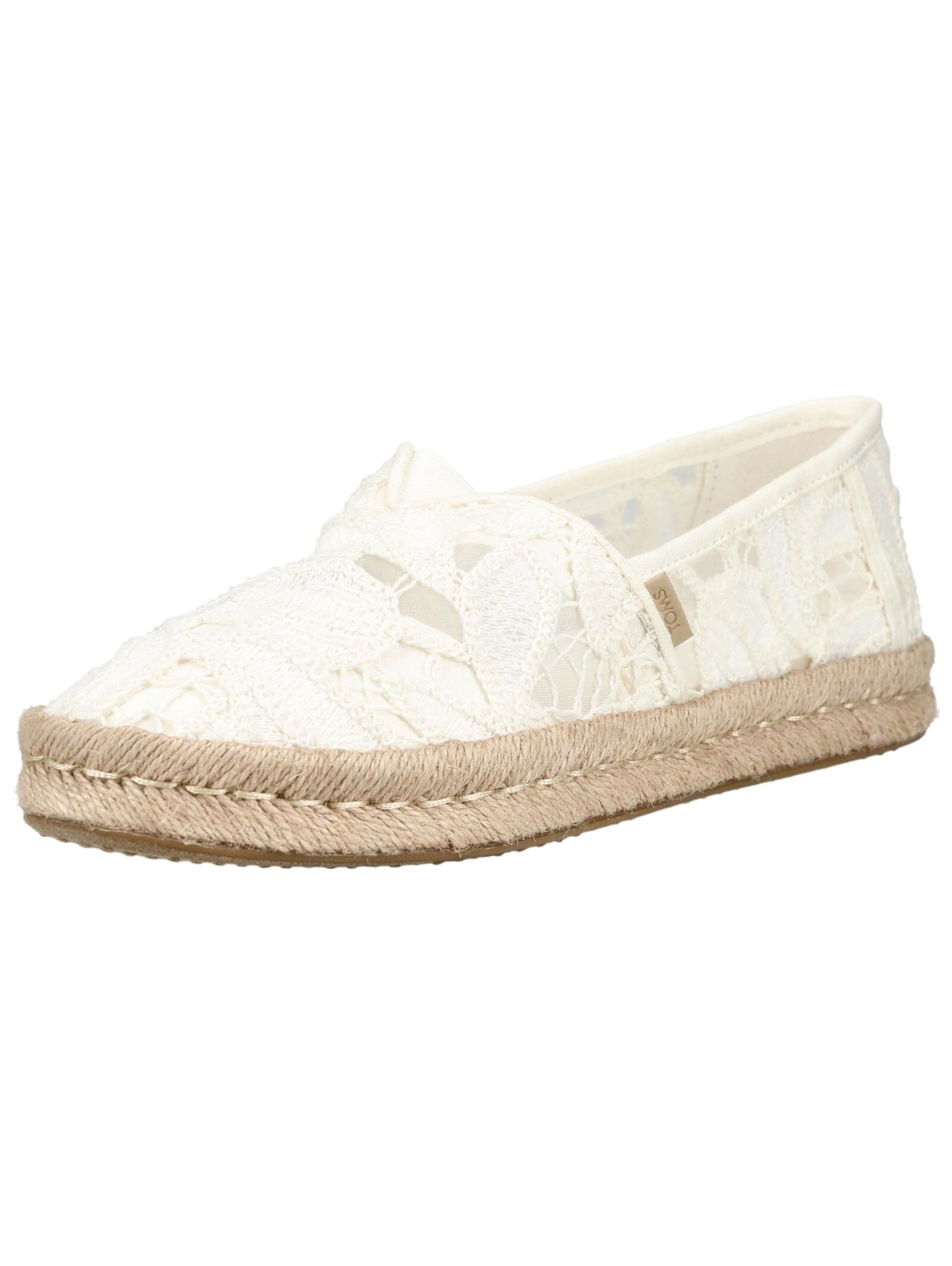 Espadrilles TOMS en beige : devant