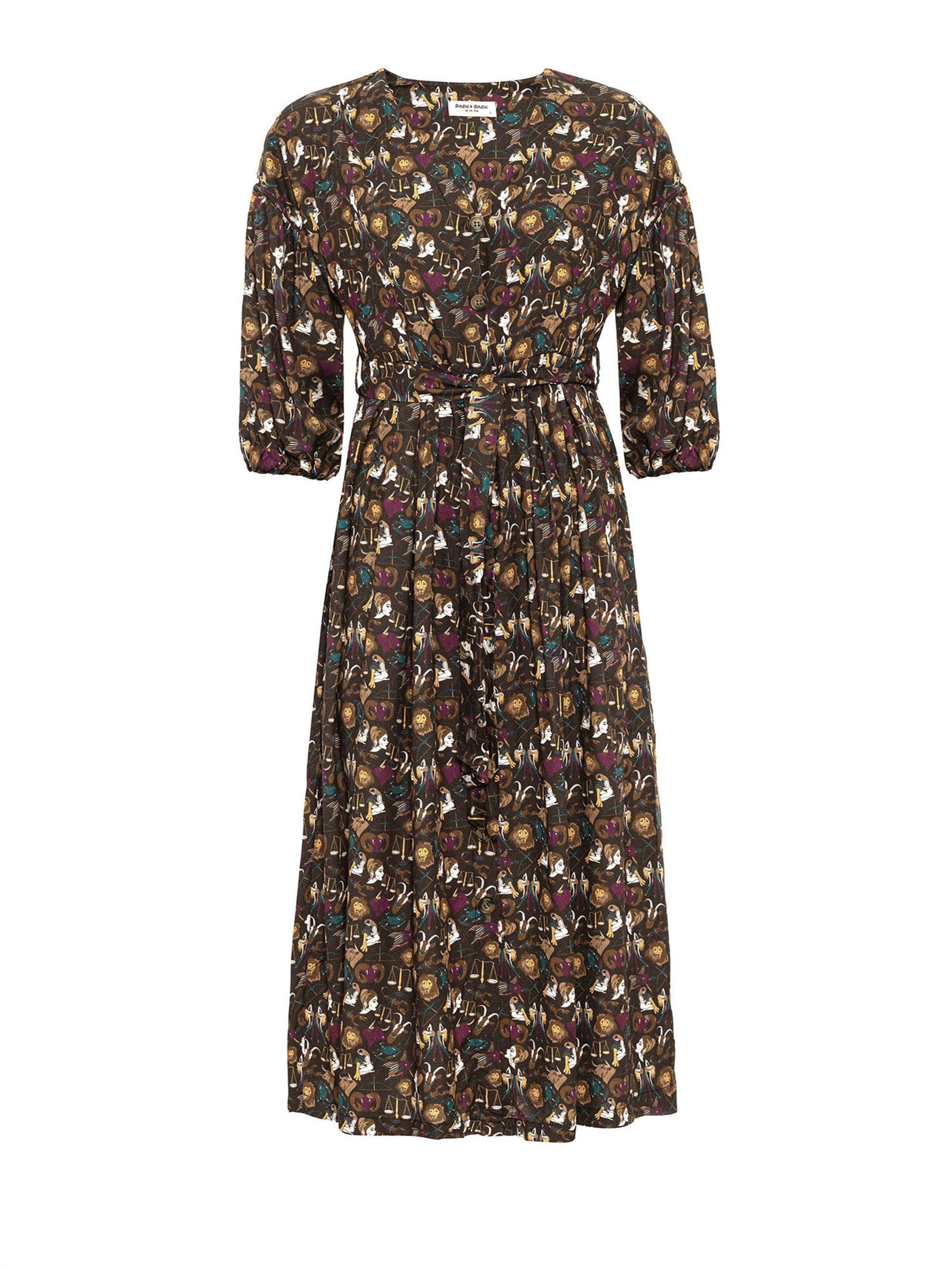 Abito di Anou Anou in marrone: frontale