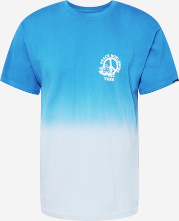 VANS قميص بلون أزرق: الأمام