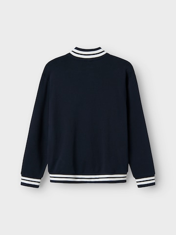 NAME IT - Sudadera con cremallera 'NKMKIEL' en azul